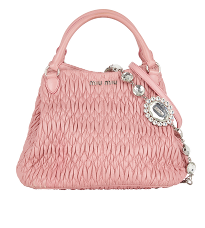 Matelasse Convertible Tote, front view